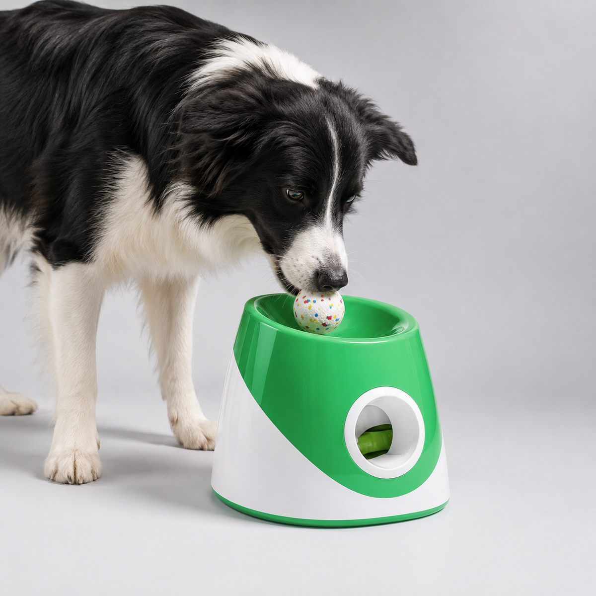 Interactive dog ball launcher